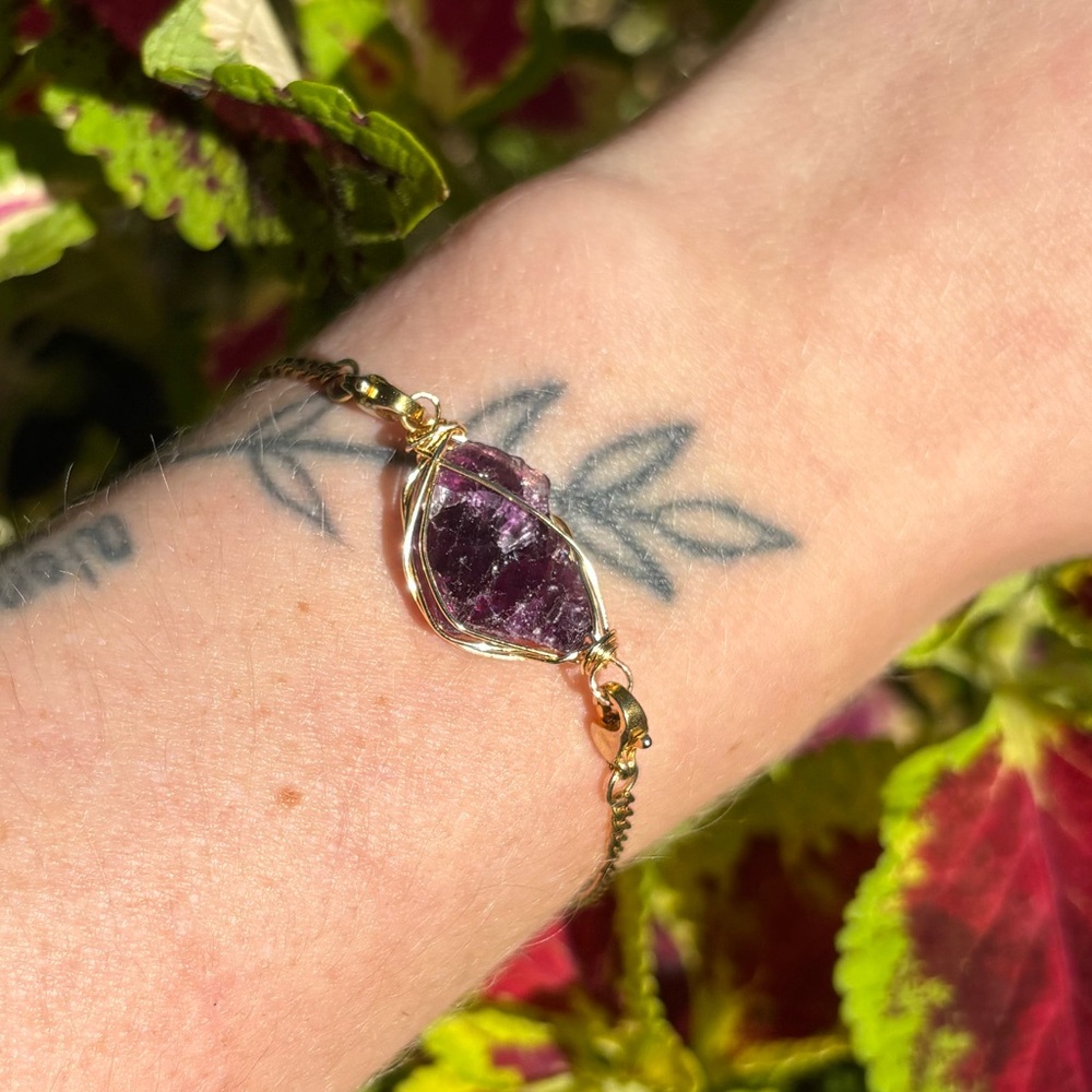 Flourite interchangeable bracelet